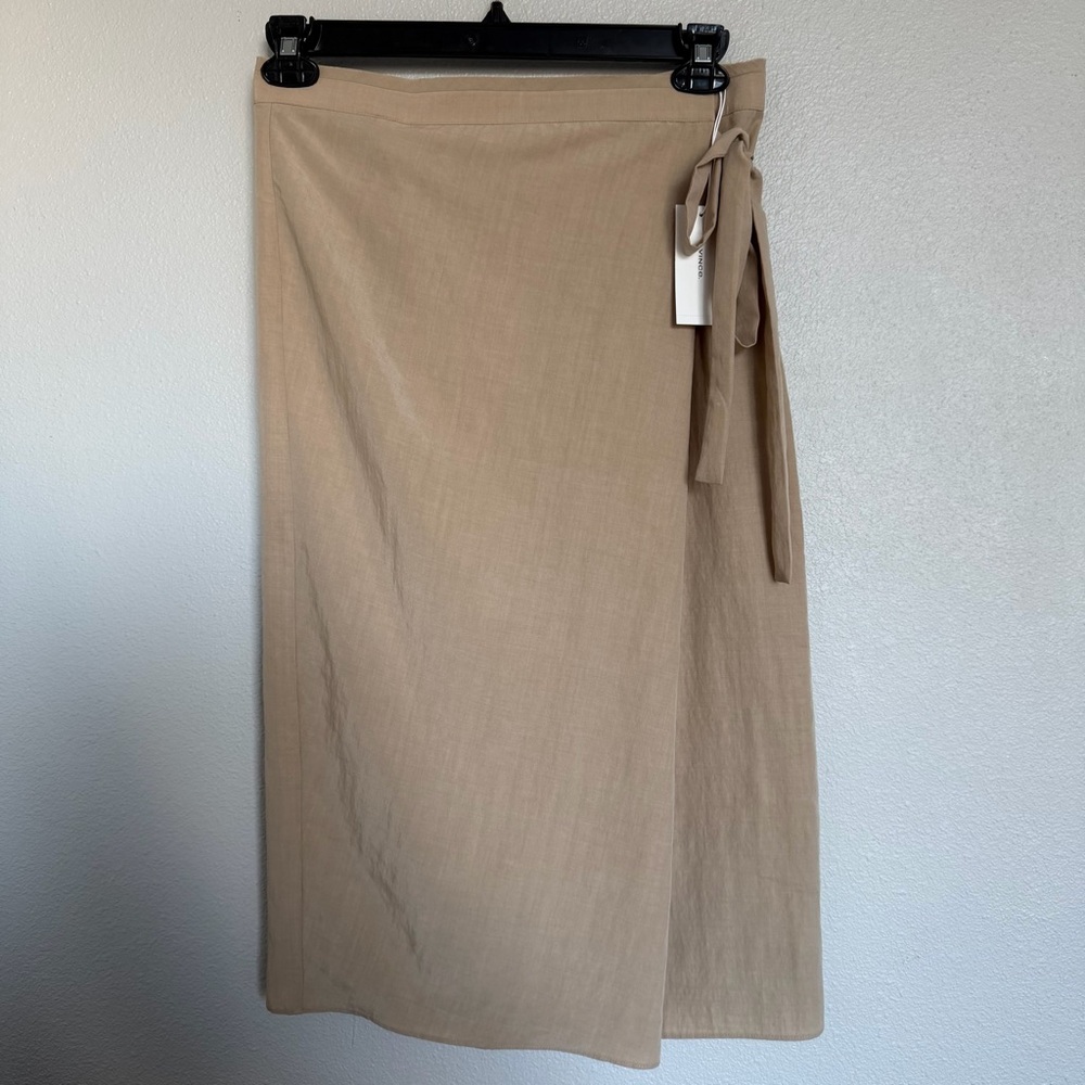 Vince Asymmetrical Beige Skirt - Picture 6 of 10